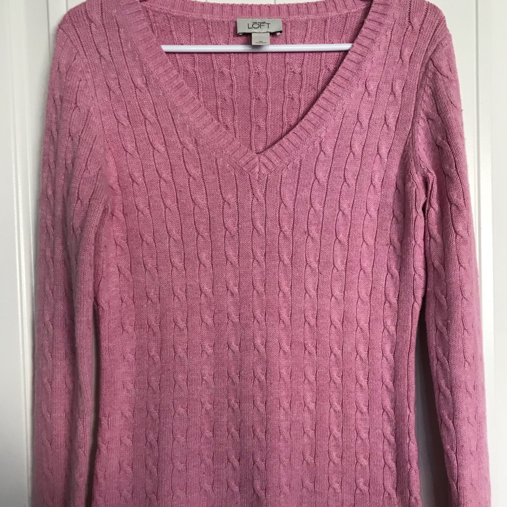 Pink Sweater.